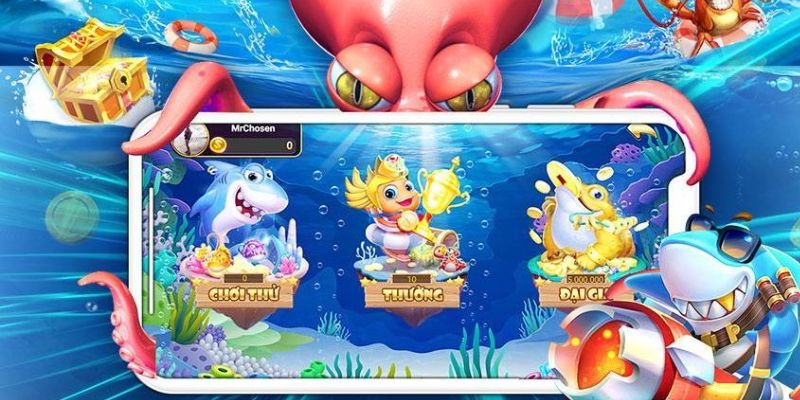 Giao diện top game bắn cá hot 2026 vô cùng sinh động